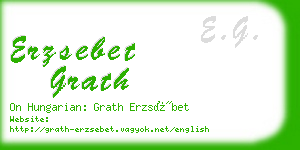 erzsebet grath business card